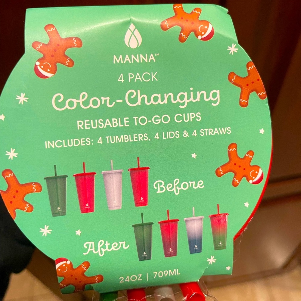 Christmas color changing cups
